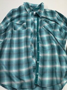C J Banks Plaid Button-Down Shirt